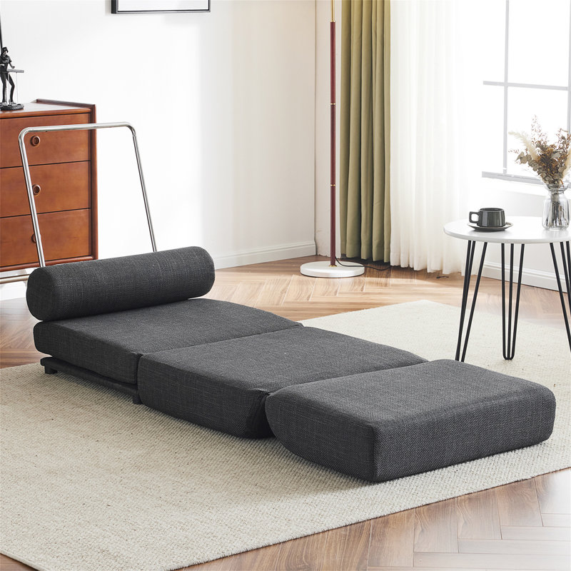 Single Sofa Chair Foldable Single Sofa Bed Portable Foldable Sofa Bed Leisure Sofa Chair Easy To Store Made Of Breathable And Wearable Linen